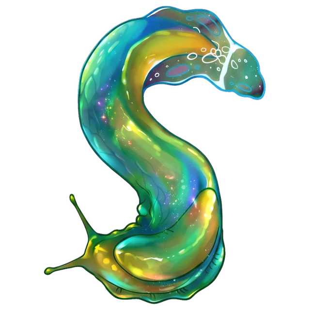 Cosmic Galaxy Slug sticker