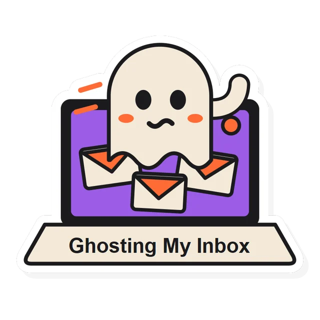 Ghosting My Inbox sticker